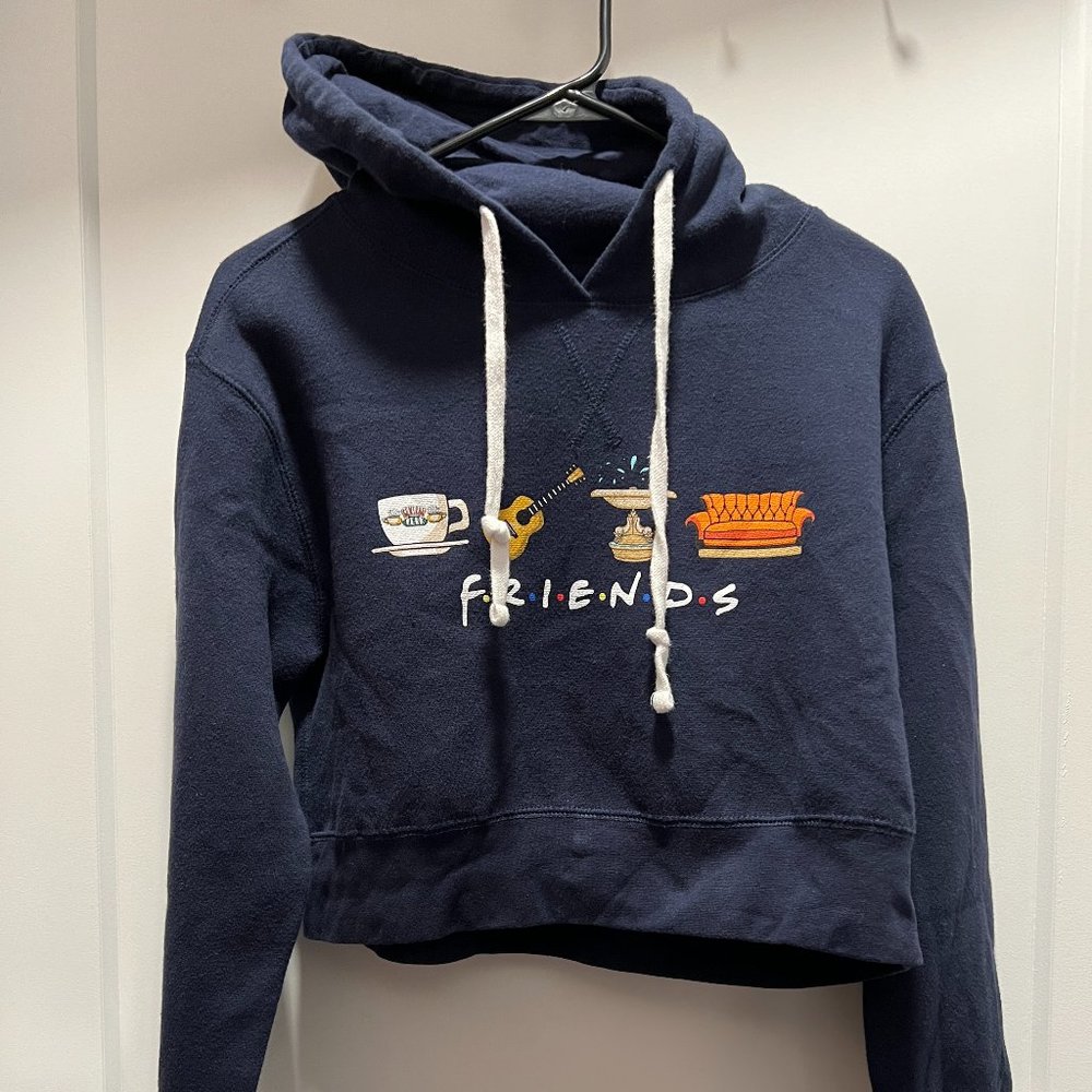 FRIENDS Fleece Hooded Sweatshirt Size S